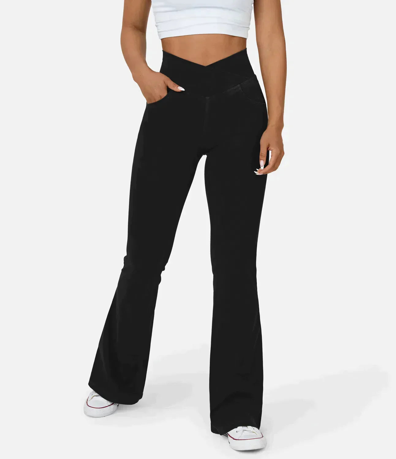 Trendy High Waist Wide Leg Jeans - ModishWorld
