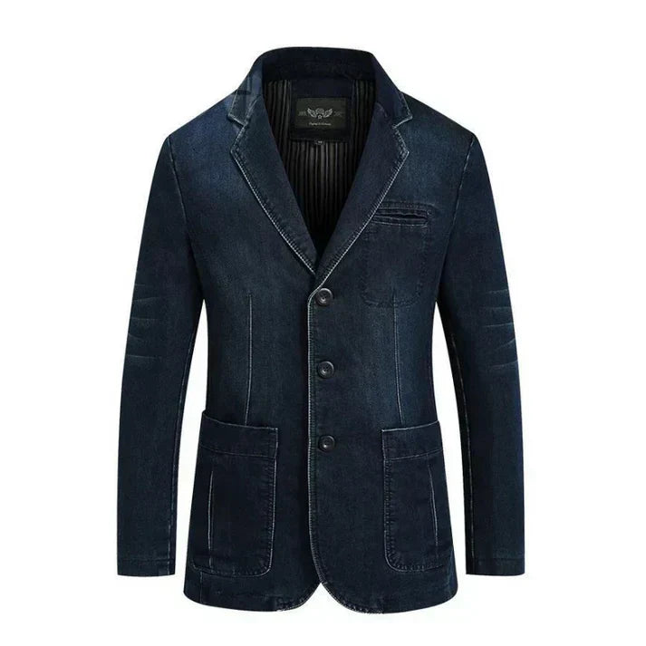 Stylish Blue Jeans Jacket for Men
