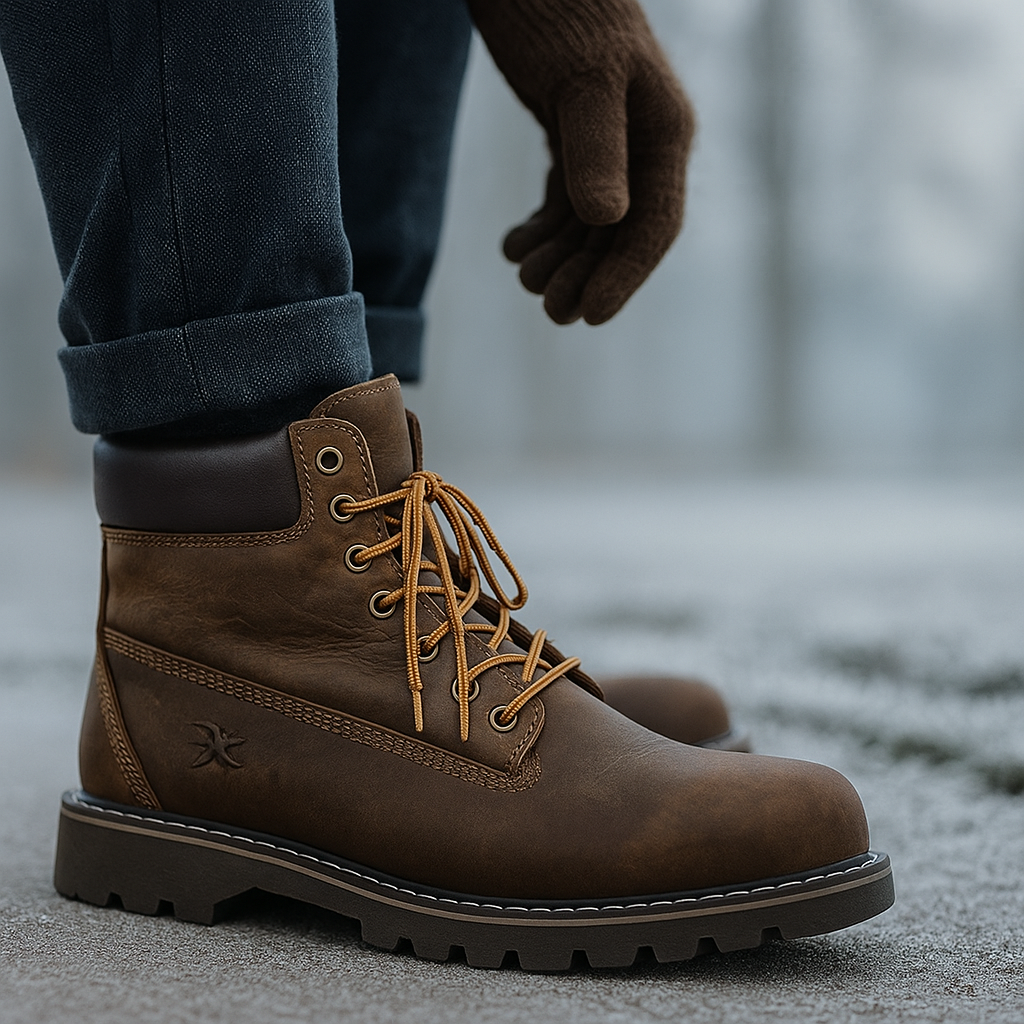 Aito Men's Insulated Snow Boots - Warm High Top Style
