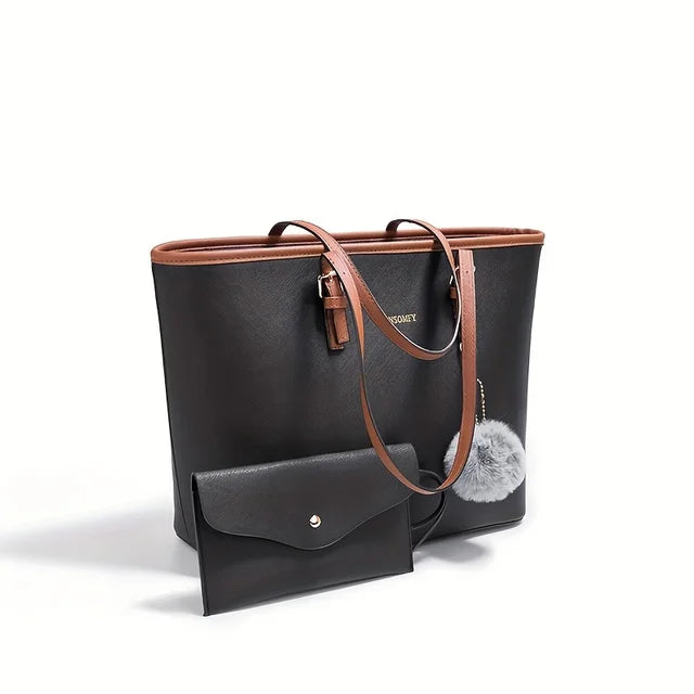 Women's Spacious Stylish Tote Handbag - Daily Use