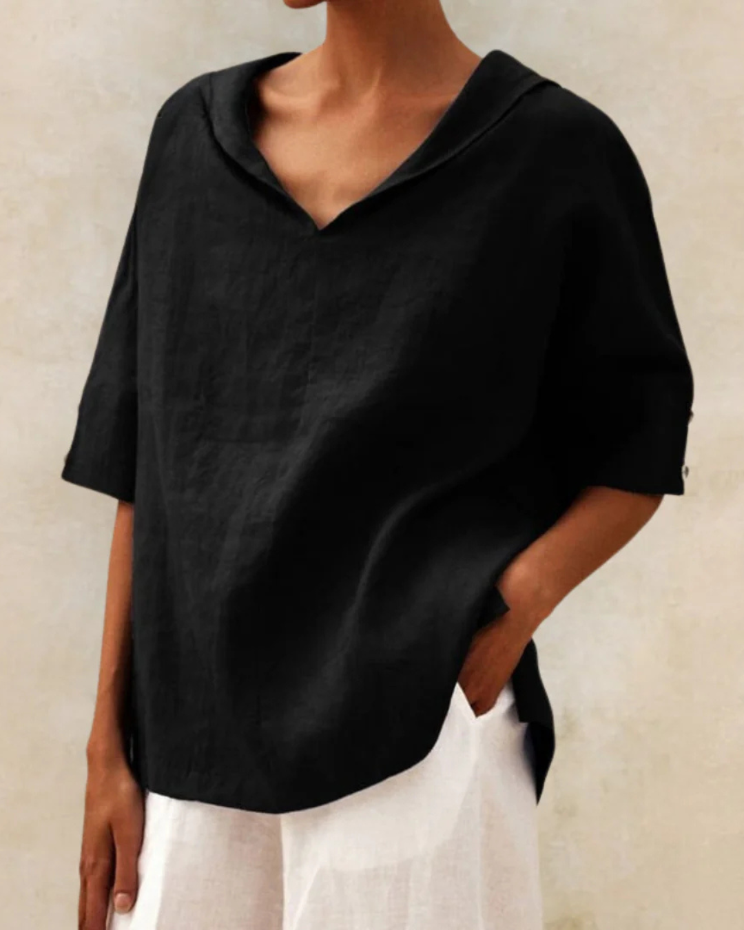 Relaxed Fit Cotton Shirt for Ladies