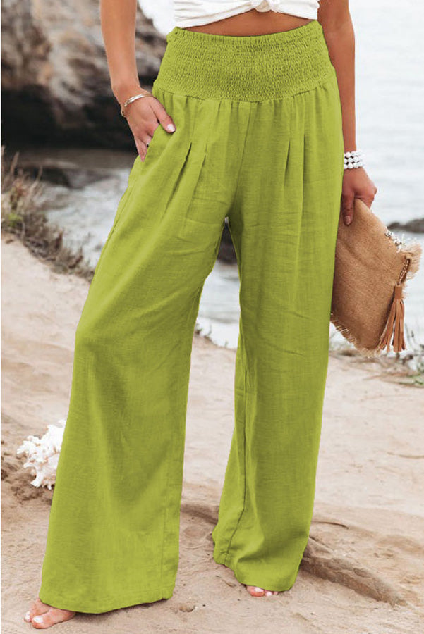 Relaxed Fit Women's Linen Pants