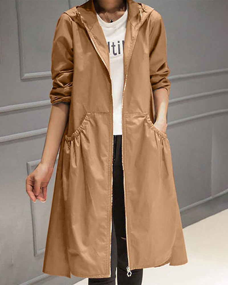 Waterproof Women's Hooded Parka Coat
