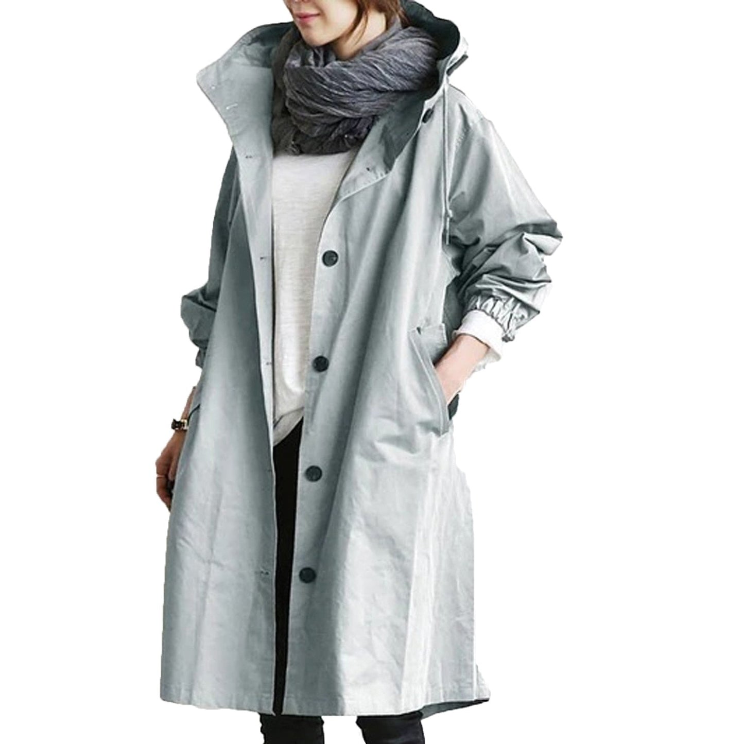 Waterproof Women's Parka Coat - Classic Oversized Style