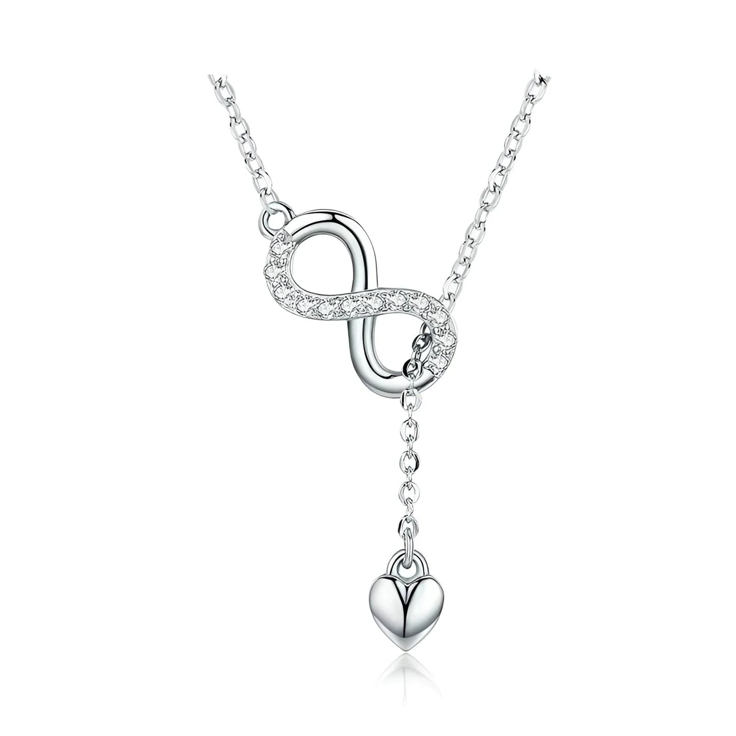 Elegant Sterling Silver Infinity Heart Necklace for Women – Perfect Gift
- ModishWorld