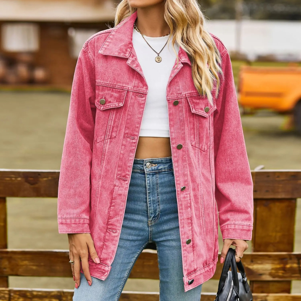 Classic Women's Comfortable Jeans Jacket