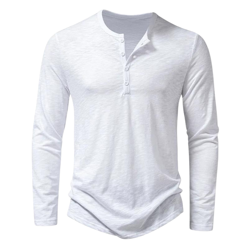 Relaxed Fit Casual Long Sleeve Mens Shirt