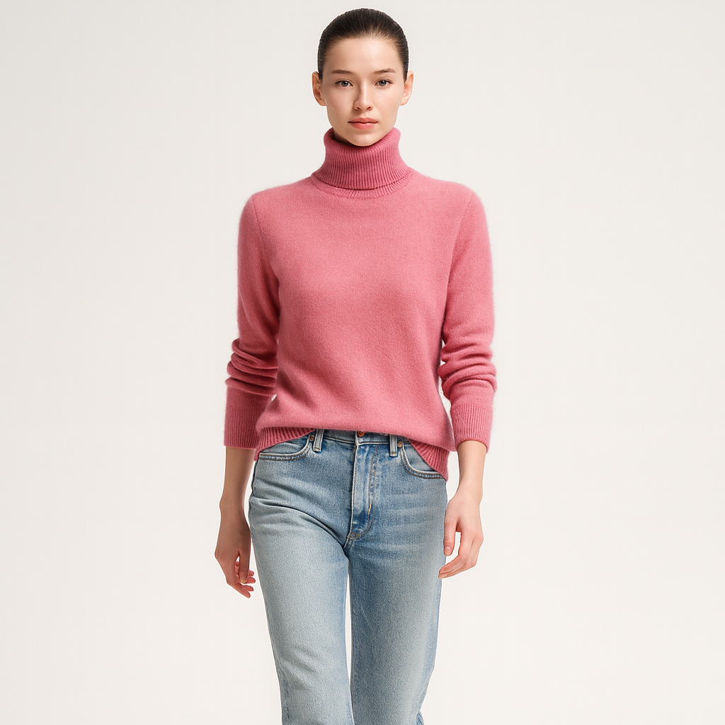 Women's Soft Crew Neck Winter Sweater