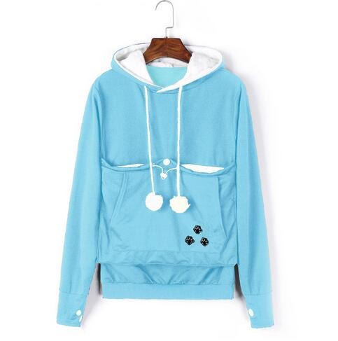 Universal Sweatshirt - Dog Pocket Hoodie with Adjustable Drawstring
