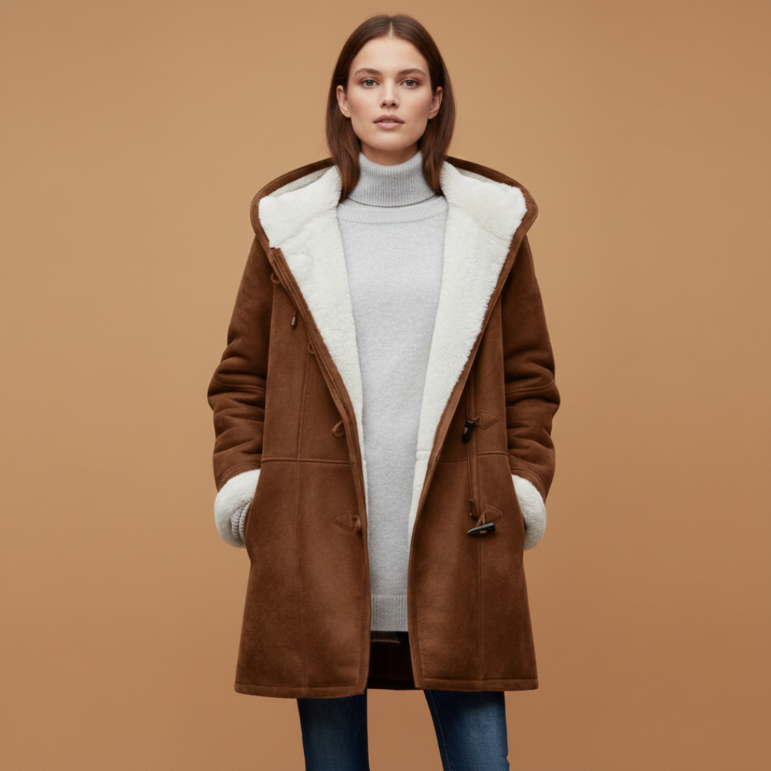 Ladies Waterproof Parka with Hood and Zip