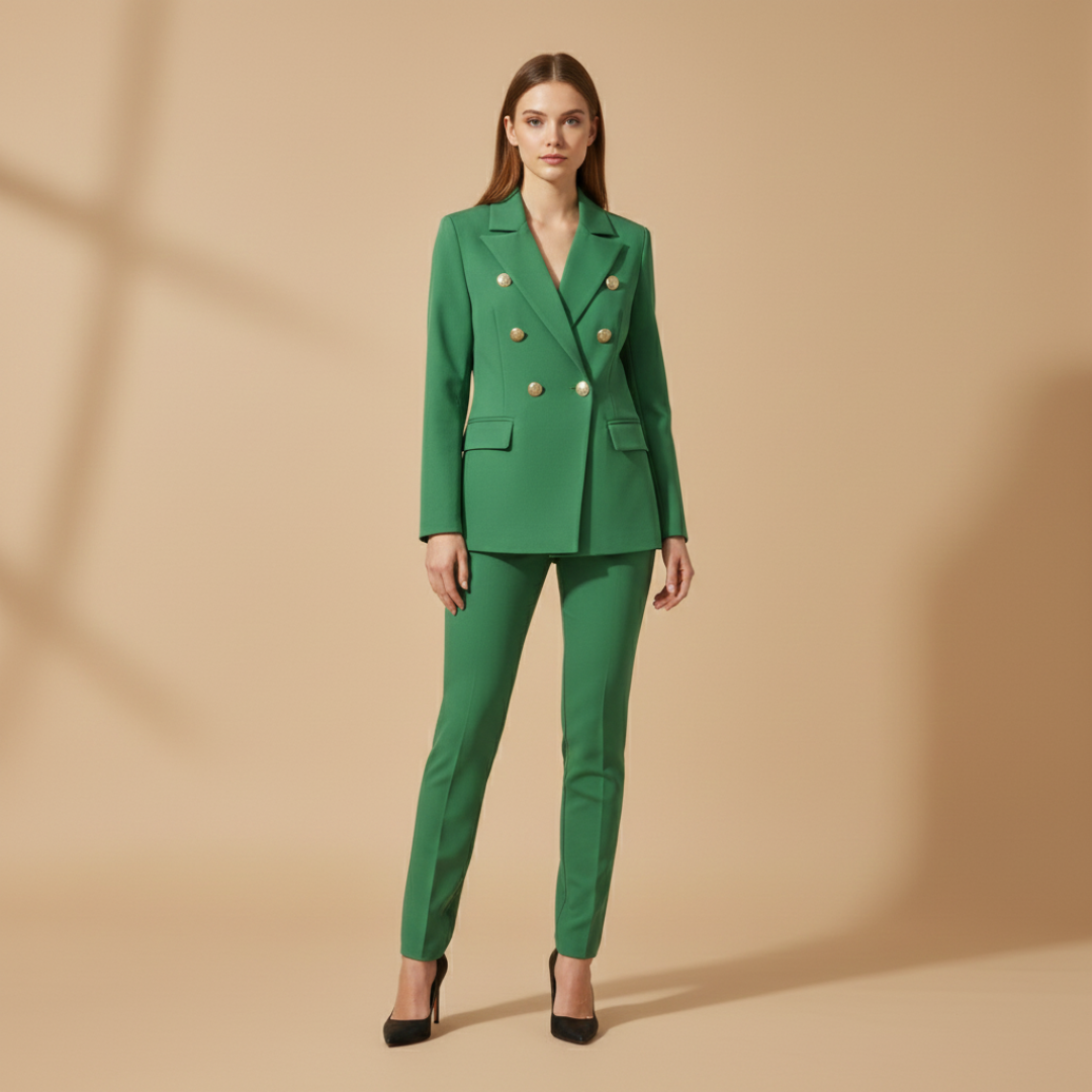 Ladies Business Suit with Slim Fit Pants
