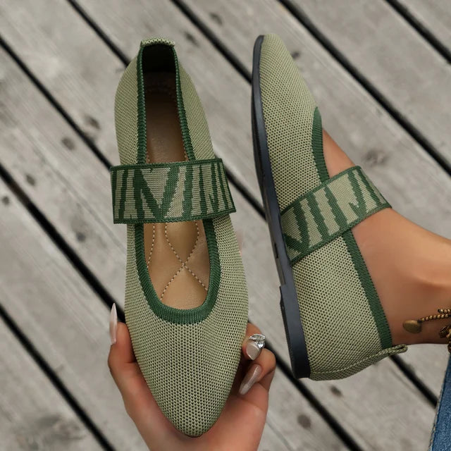Elegant Casual Pointed Toe Flat Shoes for Women