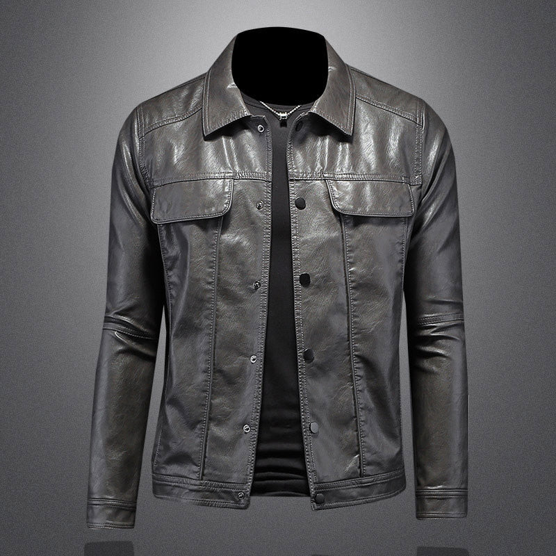 Biker Genuine Leather Moto Jacket