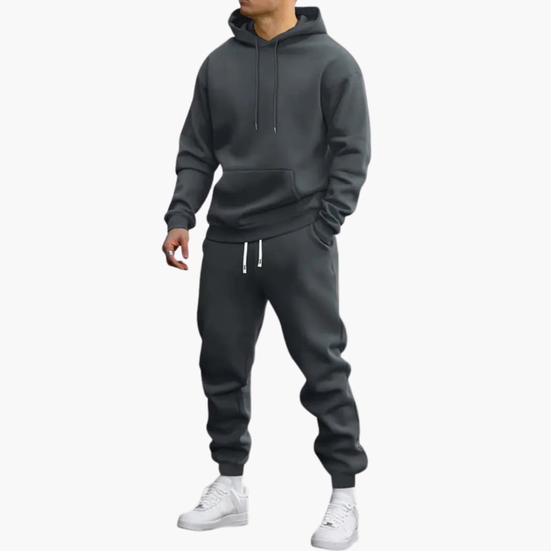 Comfortable Casual Sweatpants Hoodie Set for Men