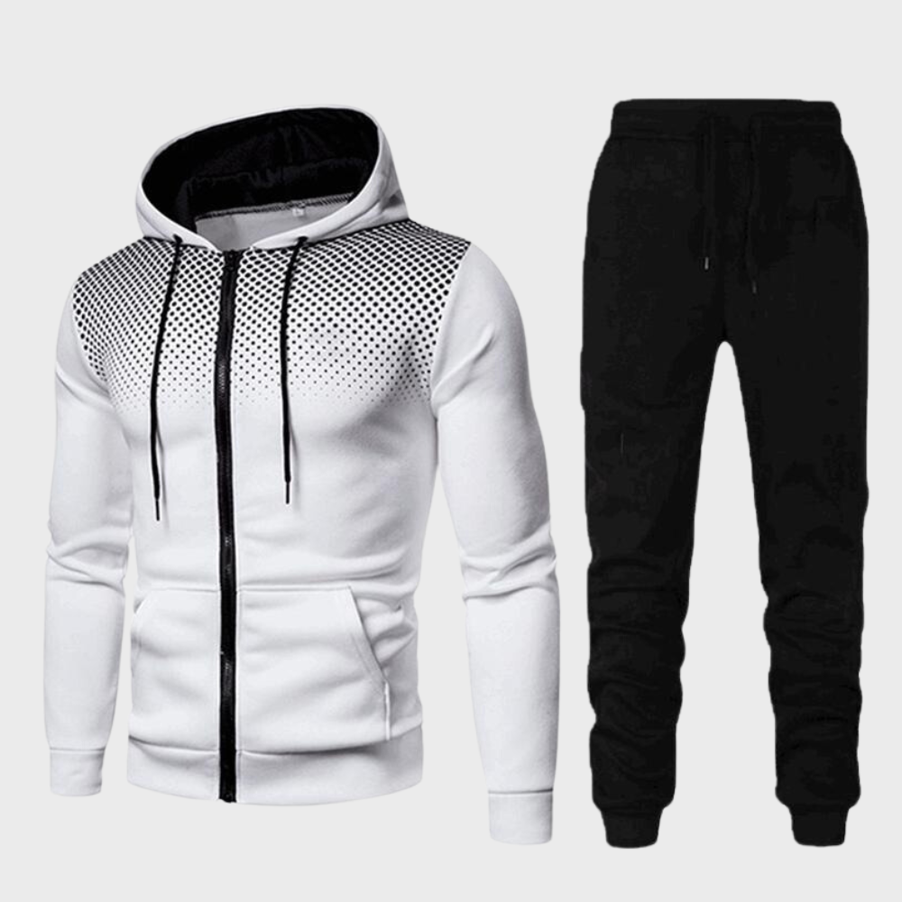 Athletic Hooded Sport Tracksuit