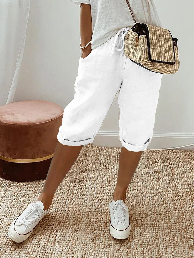 Women's Comfortable Loose Fit Shorts - Soft Summer Wear