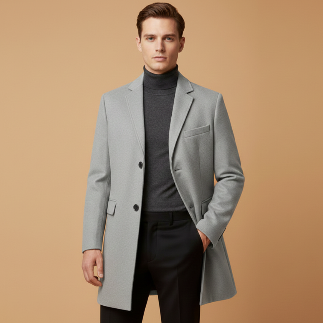 Men's Stylish Fit Button Coat