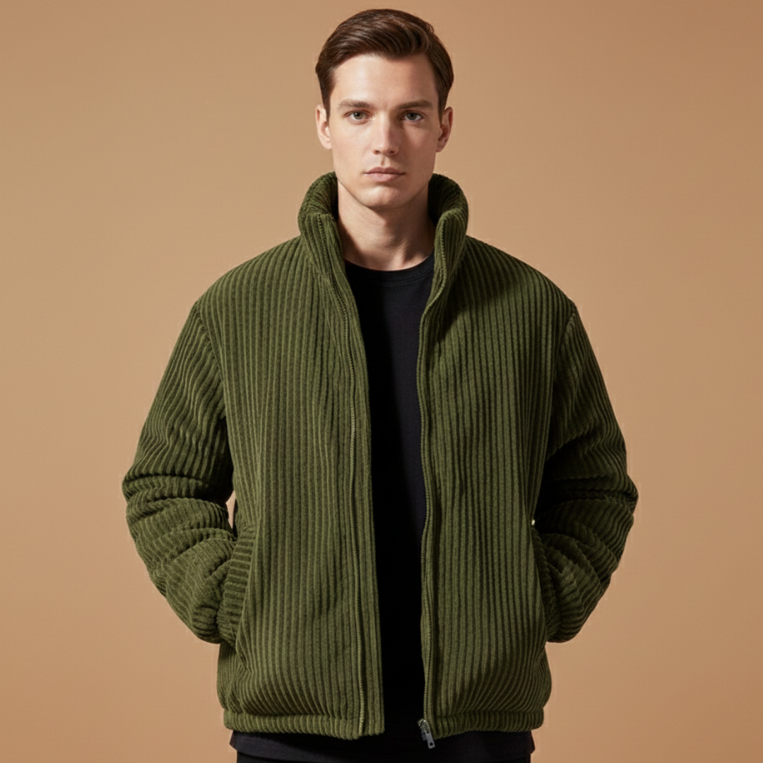 Waterproof Zip Up Mens Parka Jacket