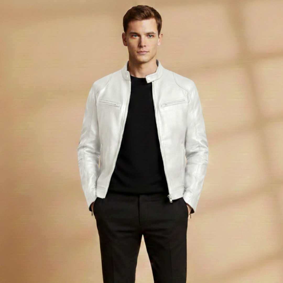 Waterproof Zip Front Mens Jacket
