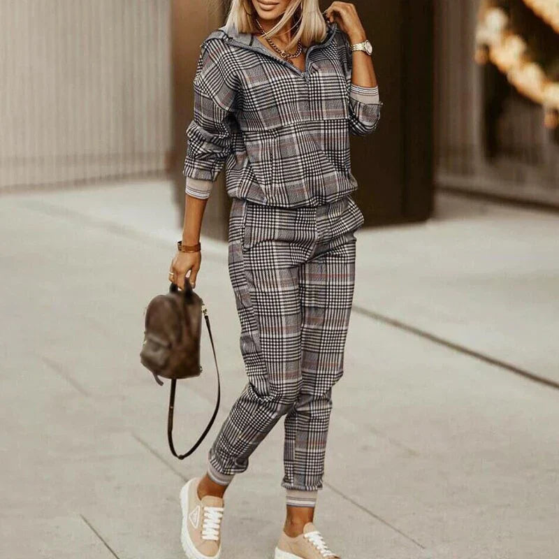 Ladies' Fleece Hoodie and Sweatpants Set
