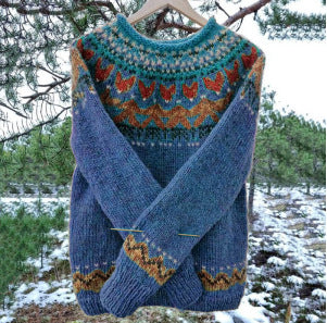 Warm Crew Neck Knitted Sweater