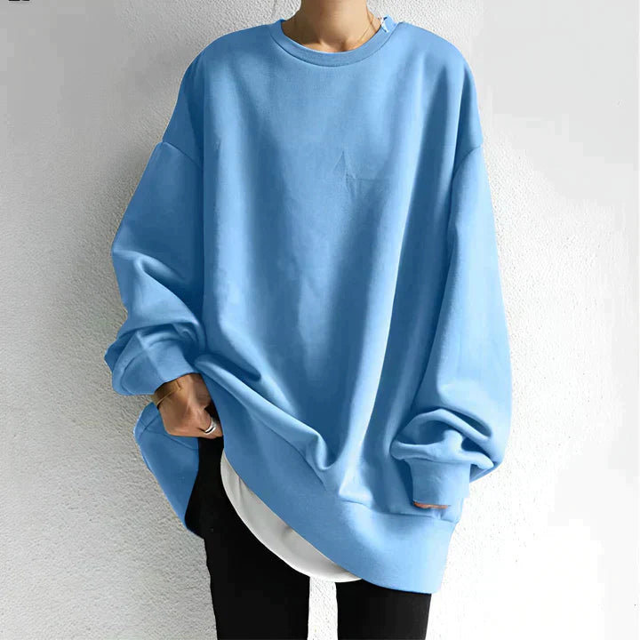 Relaxed Fit Crew Neck Women's Sweatshirt