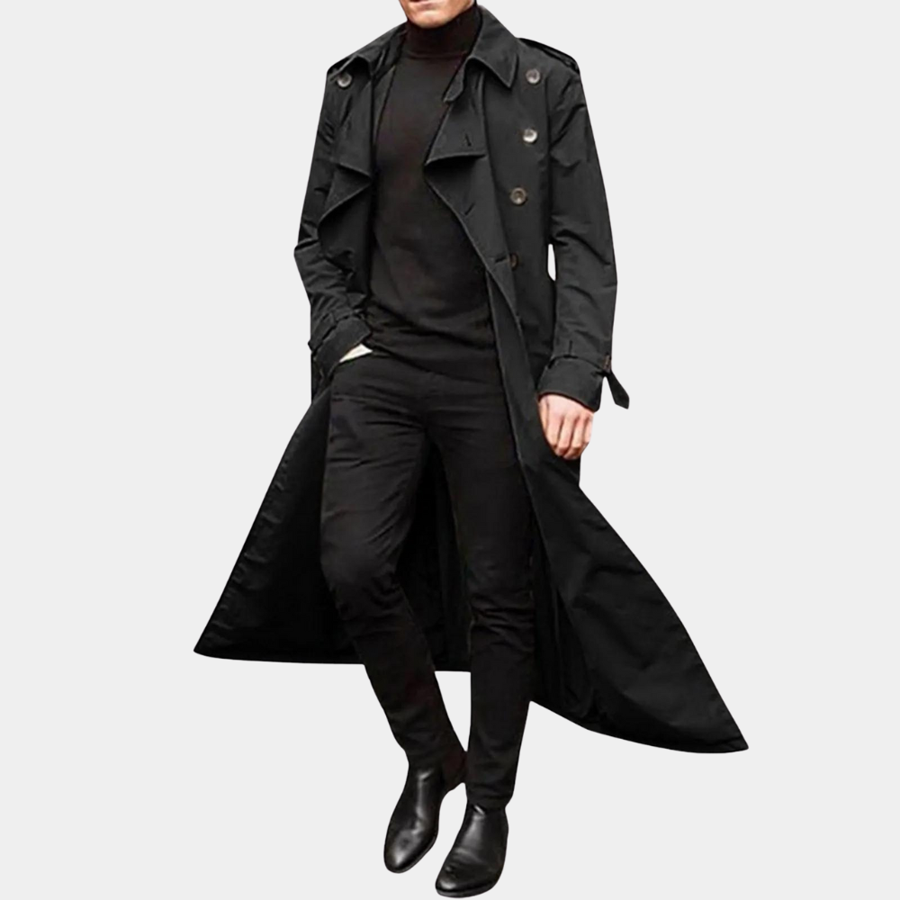 Waterproof Men's Insulated Trench Coat