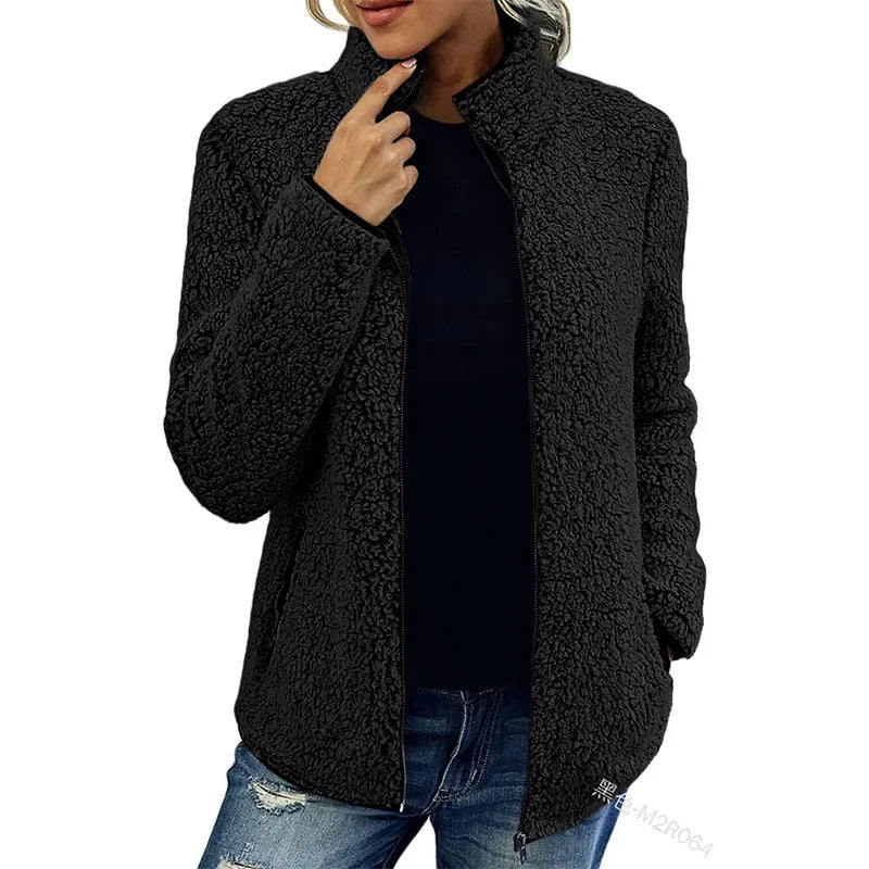 Warm Women's Faux Fur Parka Coat