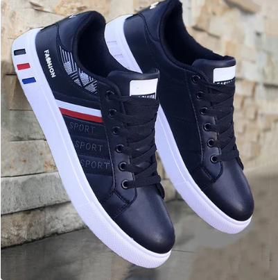 Men's Low Top Sneakers - Comfortable Lace Up Shoes