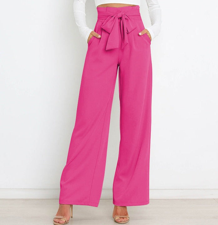 Comfortable Fit Wide Leg Women's Trousers