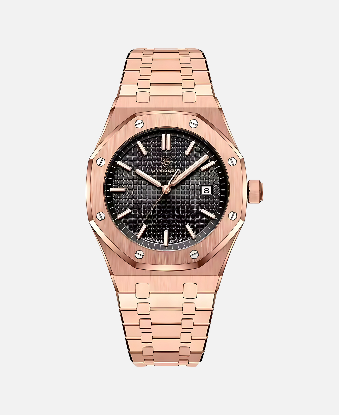 Rugged Metal Mens Wristwatch