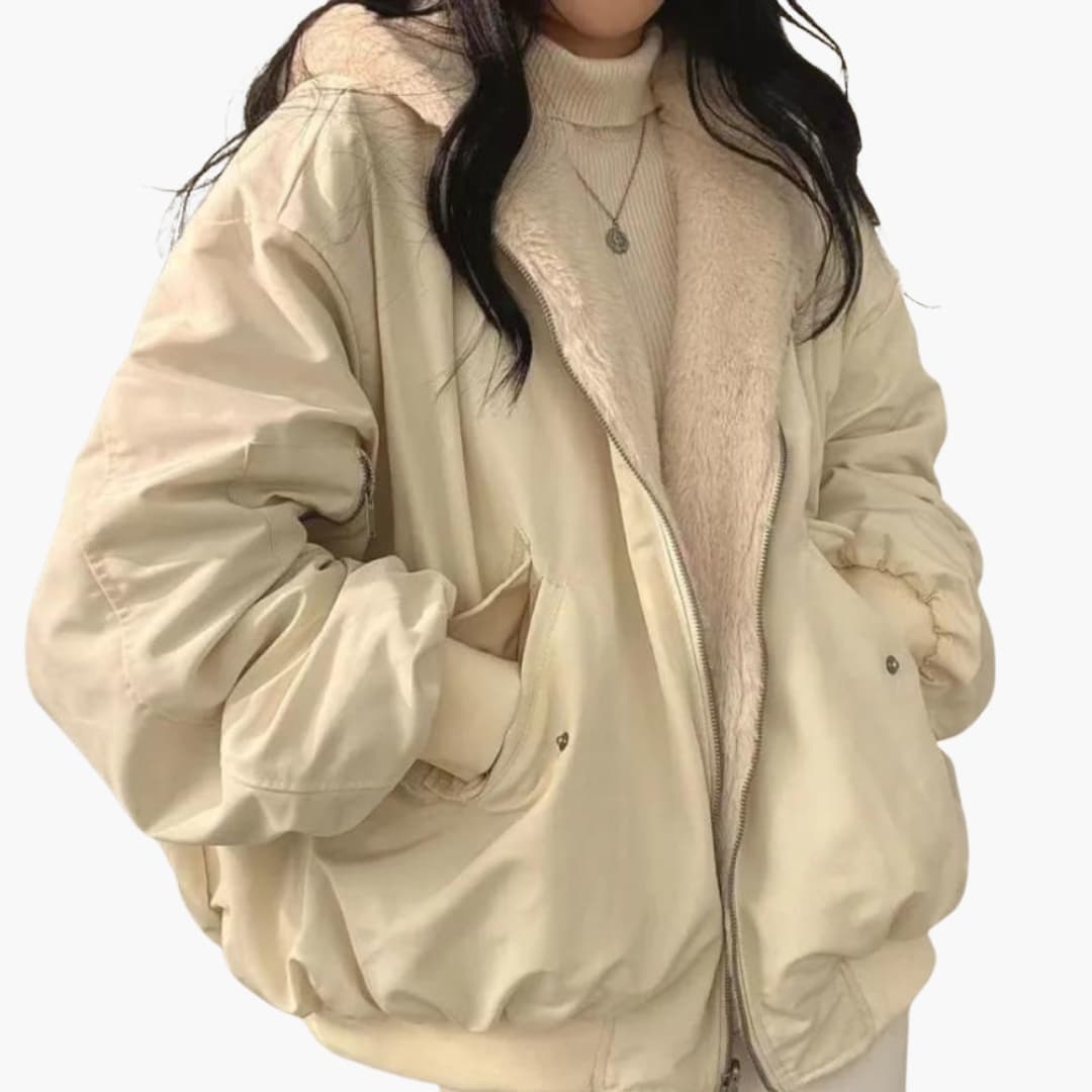 Large Fit Women's Bomber Coat