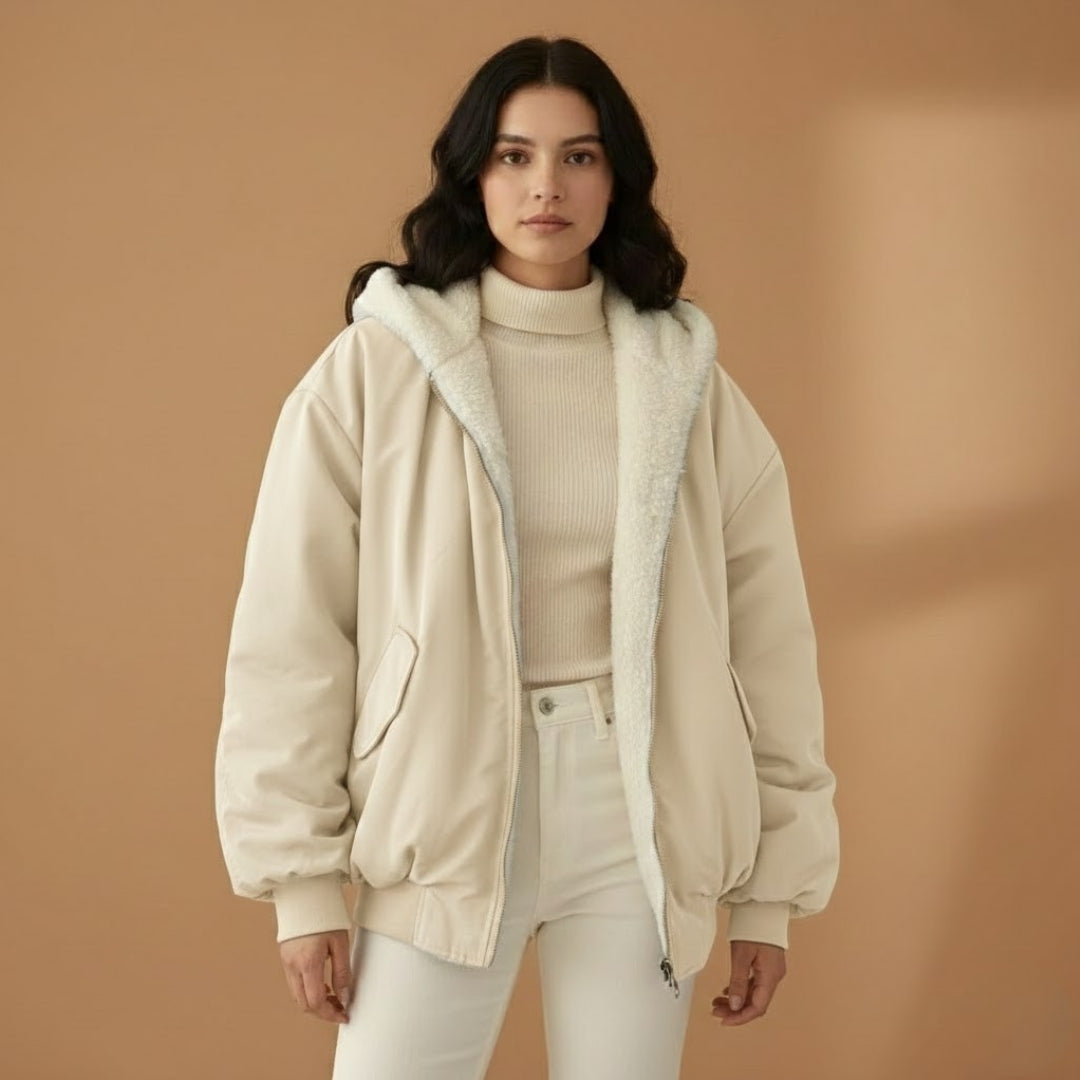 Warm Waterproof Hooded Women's Jacket