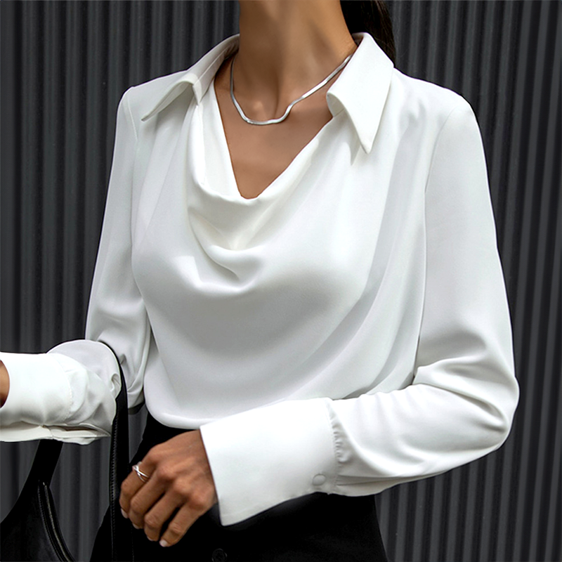 Ladies Relaxed Fit Tunic Top with Long Sleeves