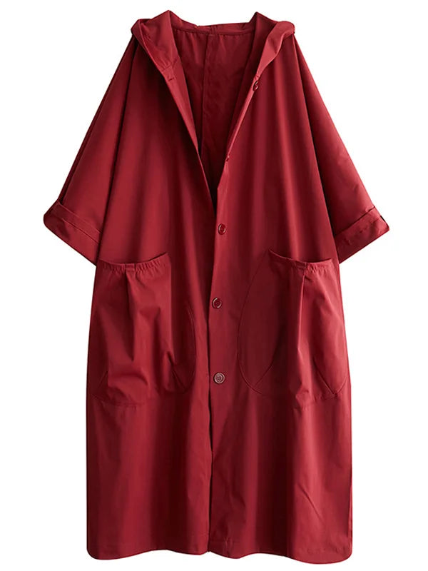 Women's Waterproof Parka Coat with Hood and Pockets