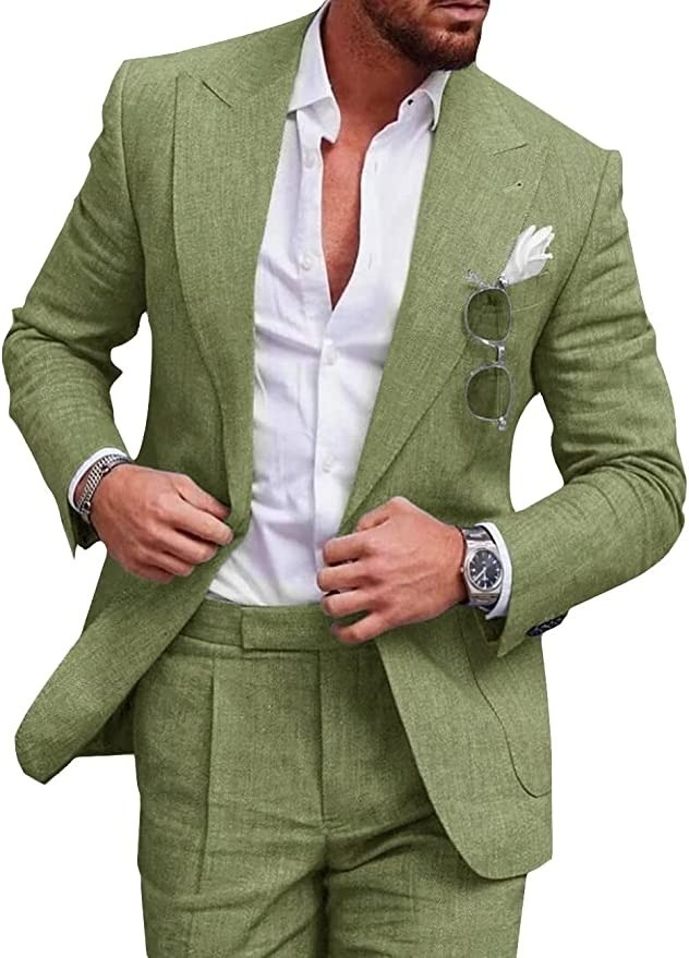 Tailored Fit Mens Wedding Tuxedo Suit