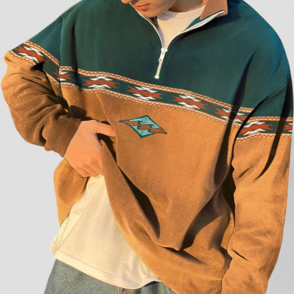Stylish Solid Color Men's Sweater