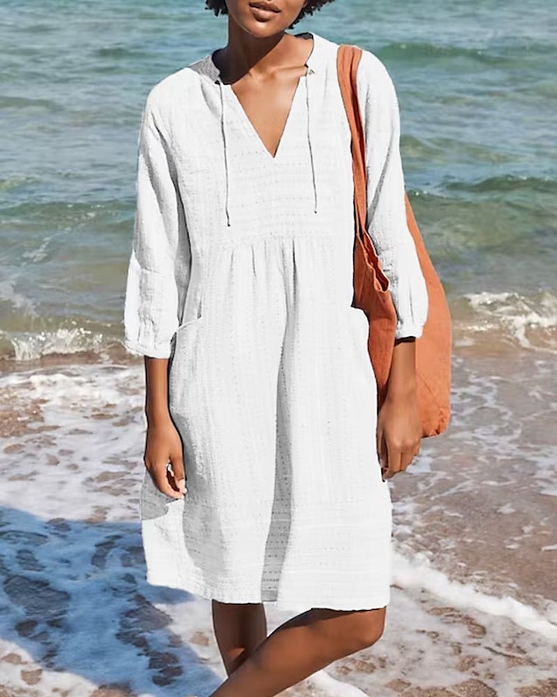 Comfortable Relaxed Fit Shirt Dress for Ladies