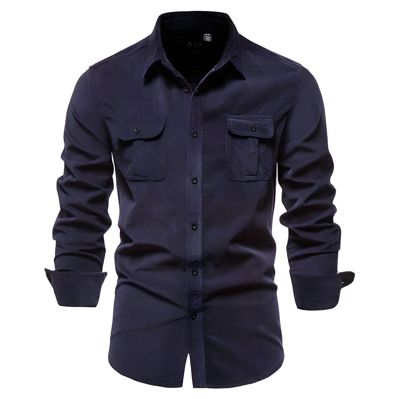 Men's Work Shirt - Relaxed Fit with Pocket Details