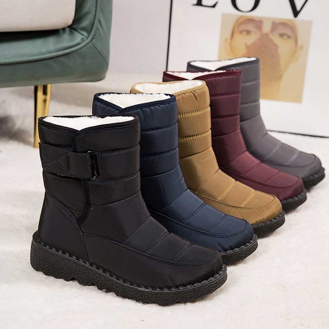 Insulated Low Heel Boots for Women