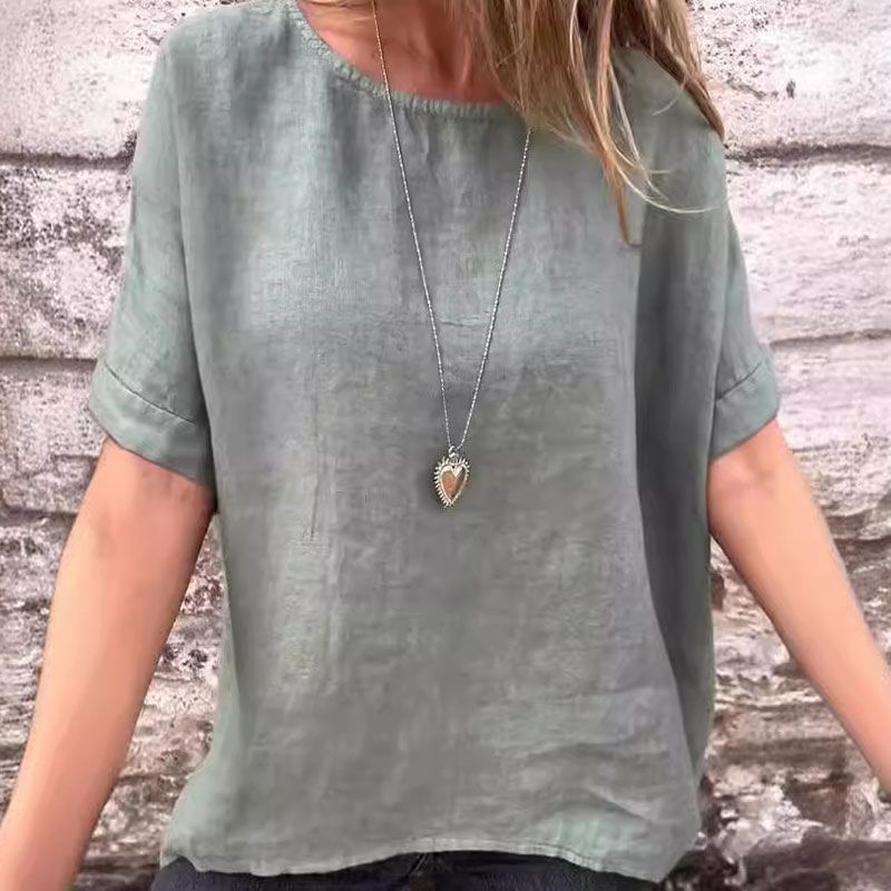 Basic Simple Tee Shirt for Ladies