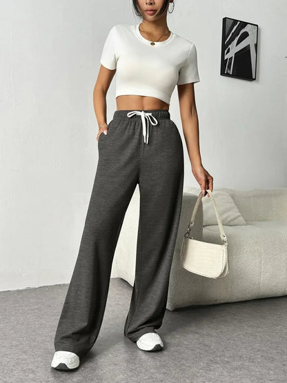 Comfortable Elastic Waist Women's Joggers Pants