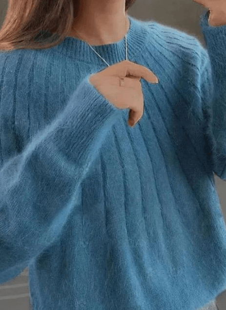 Classic Fit Women's Textured Sweater - ModishWorld