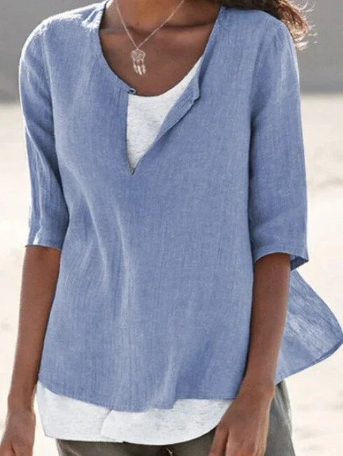 Relaxed Fit Loose Summer Top