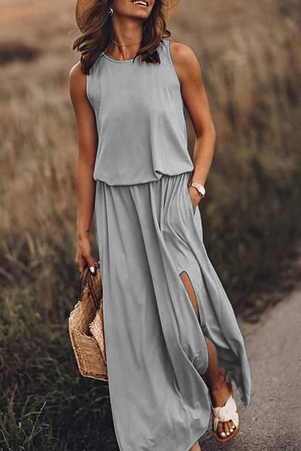 Elegant Long Sleeve Maxi Dress for Ladies