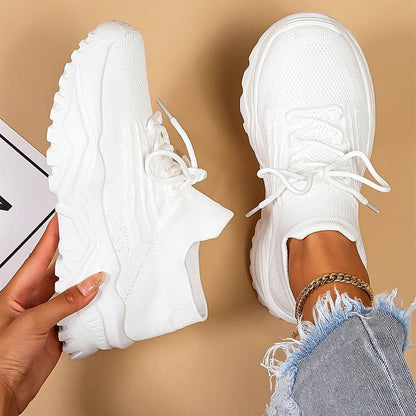 Soft and Breathable Thick Sole Women's Sneakers