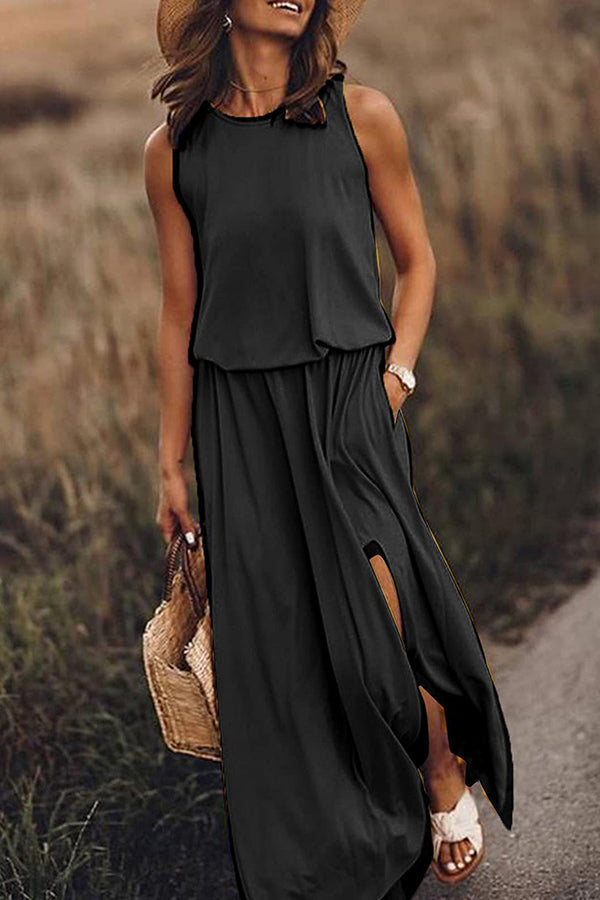 Elegant Long Sleeve Maxi Dress for Ladies