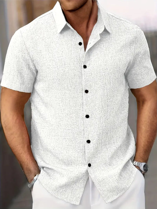 Classic Cotton Casual Mens Shirt - ModishWorld