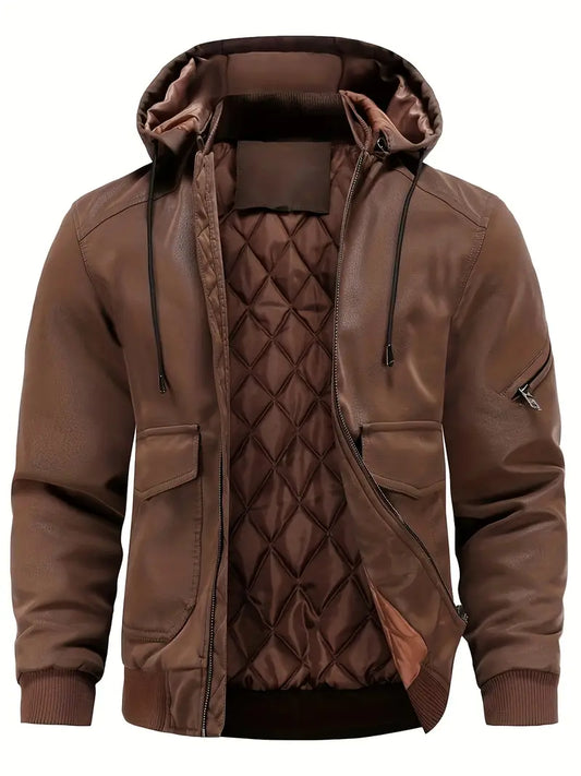 Classic Biker Leather Jacket for Real Men - ModishWorld