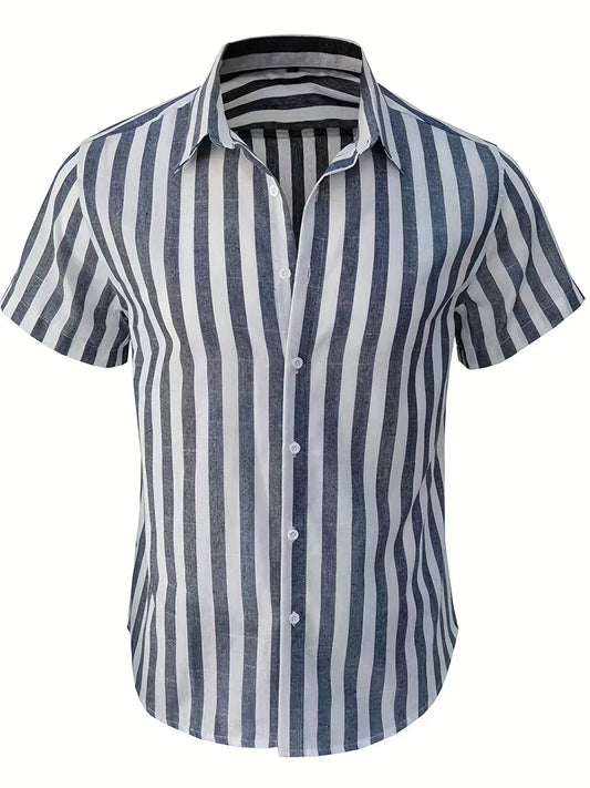 Classic Casual Horizontal Stripe Tee - ModishWorld